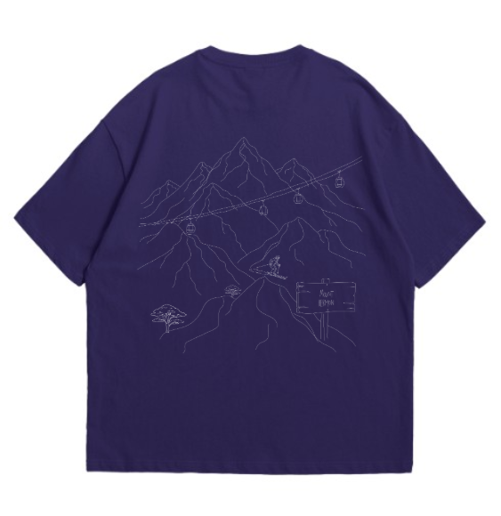 חולצת אוברסייז דגם חרמון